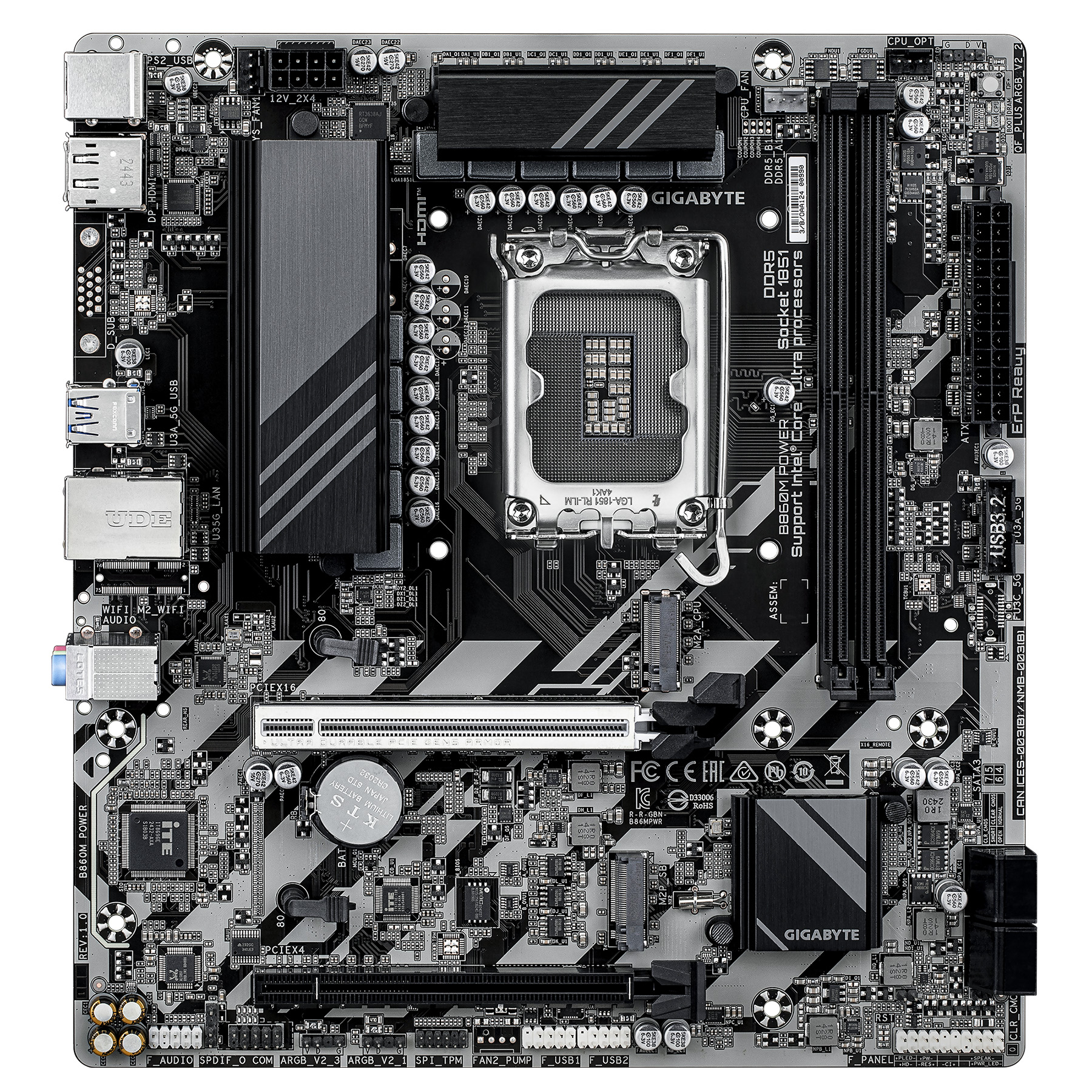 مادربرد گیگابایت مدل B860M POWER مادربرد گیگابایت مدل B860M POWER