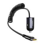 شارژر فندکی 30 وات بیسوس مدل B-TinSTC به همراه کابل USB-C