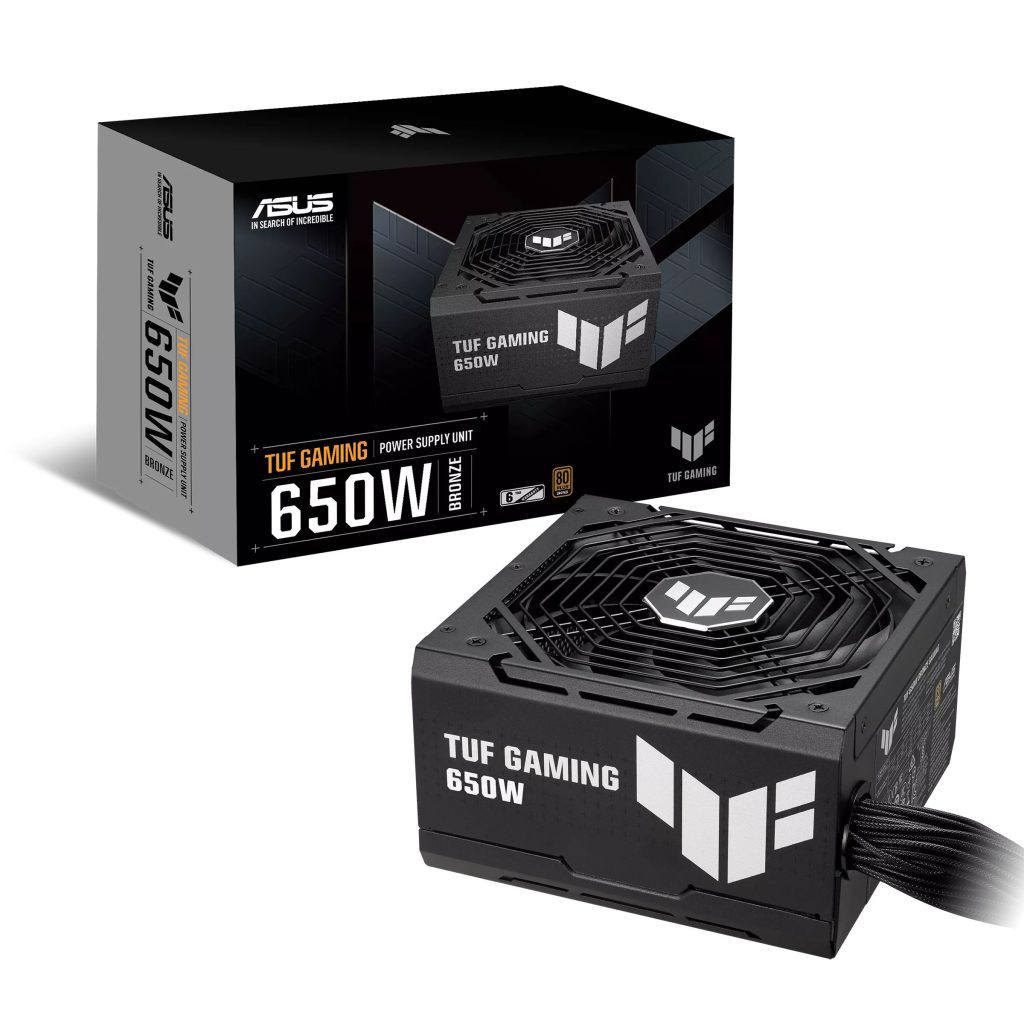 منبع تغذیه کامپیوتر 650 وات ایسوس مدل TUF-GAMING 650 ‌Bronze