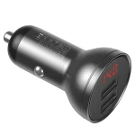 شارژر فندکی باسئوس مدل Car Charger Suit-24W به همراه کابل