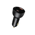 شارژر فندکی باسئوس مدل TZCCZX-01 به همراه کابل USB-C