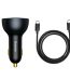 شارژر فندکی 160 وات باسئوس مدل TZCCZM-0G به همراه کابل USB-C